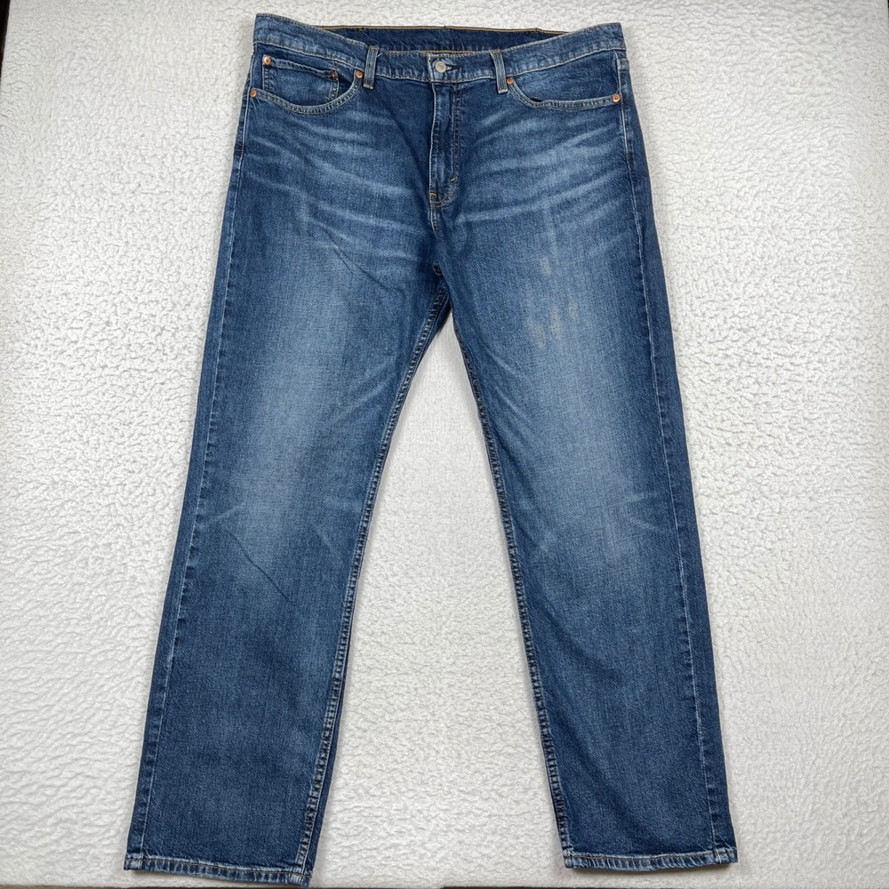 Levis 559 Jeans Mens 38x32 Blue Relaxed Straight Classic Casual Denim Workwear